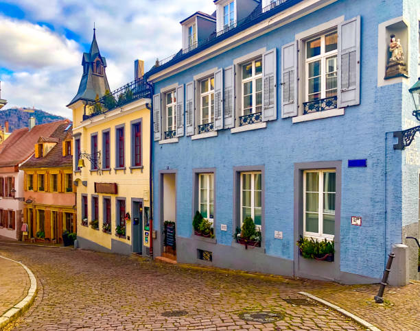 Baden-Baden, Germany, historic buildings at the famous old town Baden-Baden, Germany, historic buildings at the famous old town. baden baden stock pictures, royalty-free photos & images