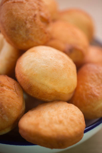 istock Traditional Kazakh baursak dish prepared with dough 1358442695