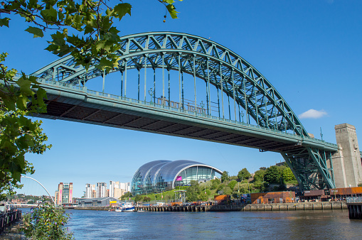 Tyne Bridge in Newcastle, UK in Newcastle upon Tyne, England, United Kingdom