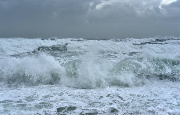 istock Stormy weather near Jaffa 1358450391