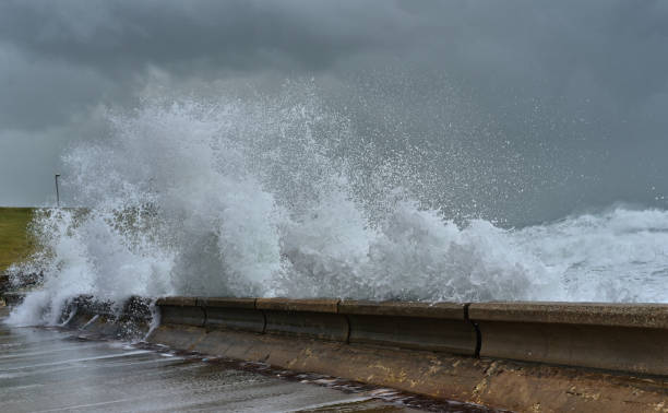 istock Stormy weather near Jaffa 1358450481