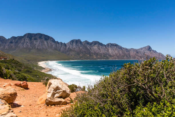 Ocean view at Gordons Bay, Western Cape, South Africa, Africa Ocean view at Gordons Bay, Western Cape, South Africa, Africa gordons bay stock pictures, royalty-free photos & images