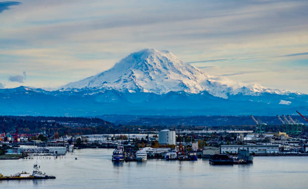 istock Shiping Port And Mountain 8 1358454337