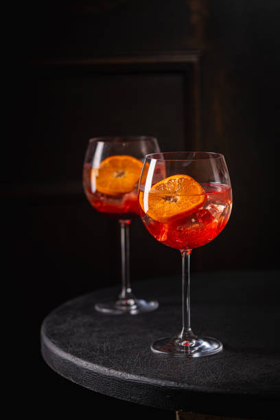 istock Cocktail with orange slices 1358457167
