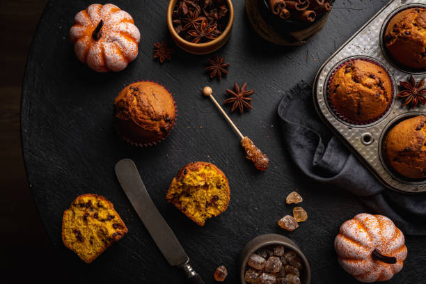 istock Homemade pumpkin muffins 1358457265