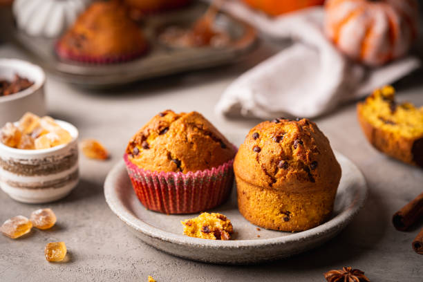 istock Homemade pumpkin muffins 1358457274