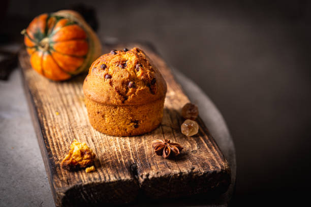 istock Homemade pumpkin muffins 1358457275