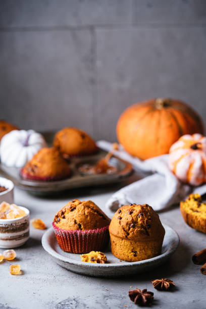 istock Homemade pumpkin muffins 1358457278