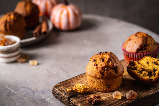 istock Homemade pumpkin muffins 1358457280