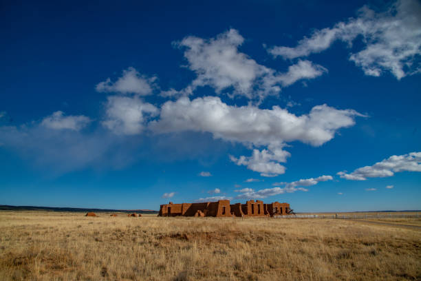 istock Fort Union preservation original brick wall in New Mexico 1358458192