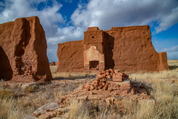 istock Fort Union preservation original brick wall in New Mexico 1358458920