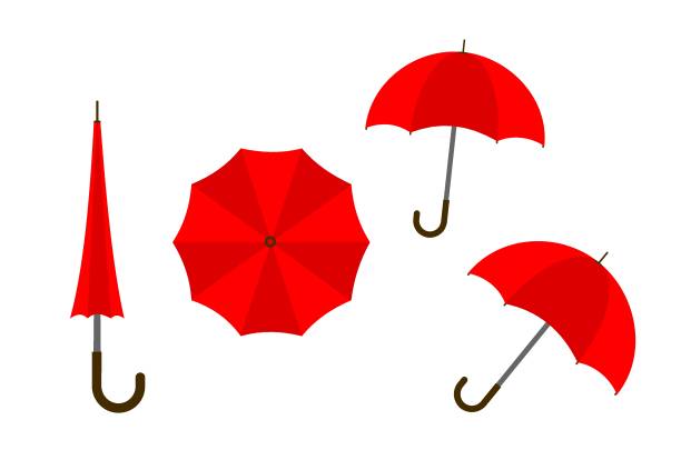 паутина - umbrella stock illustrations