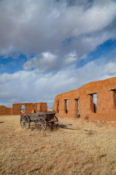 istock Fort Union preservation original brick wall in New Mexico 1358462331