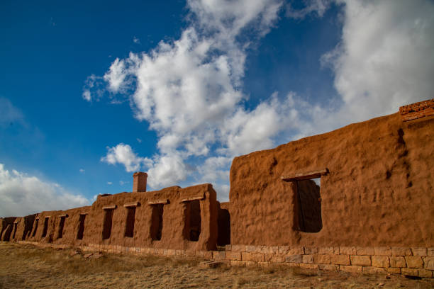 istock Fort Union preservation original brick wall in New Mexico 1358464832