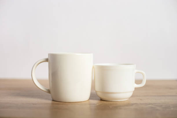 istock Two mugs on the table. Meeting and Dinner 1358467066