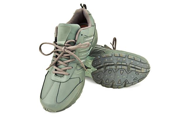 istock pair of sport shoe on a white background 135848121