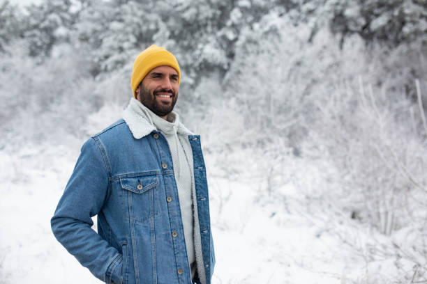 istock The bearded man enjoys the winter magic 1358482516