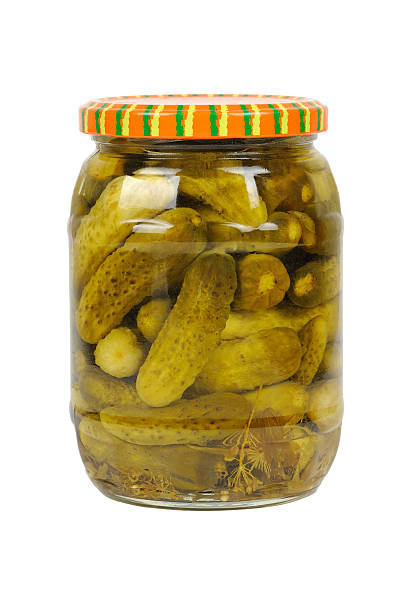 istock canned cucumber in the pot 135848505