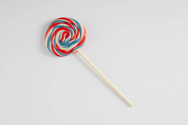 istock Colorful Lollipops Isolated On White 1358493515