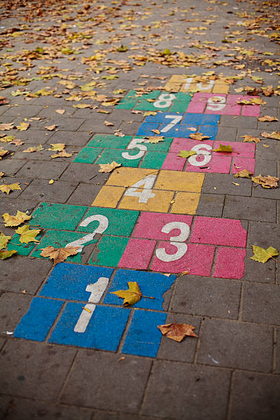istock Hopscotch play on playground 135849754