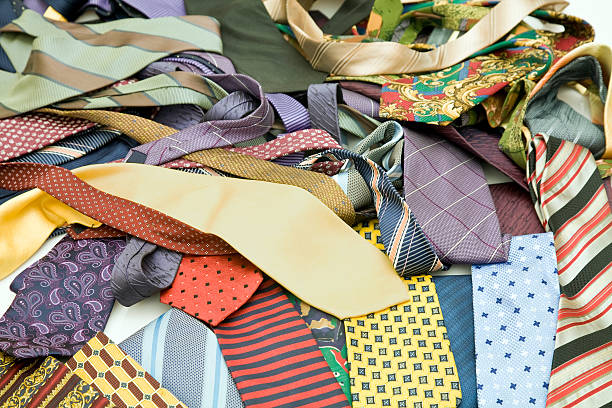 Pile Up neckties piled up. pileup stock pictures, royalty-free photos & images