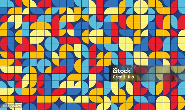 Blocks Abstract Design Pattern Modern Blocks Abstract Background Pattern Stock Illustration - Download ...