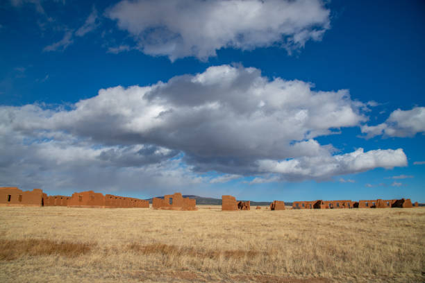 istock Fort Union preservation original brick wall in New Mexico 1358502834