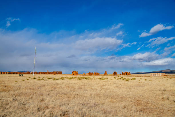 istock Fort Union preservation original brick wall in New Mexico 1358504447