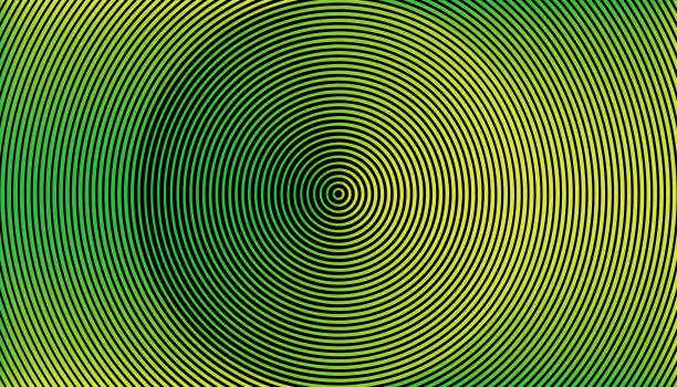 Vector illustration of Concentric circles abstract background