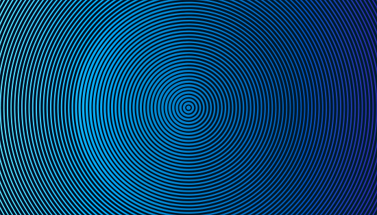 Concentric circles abstract background