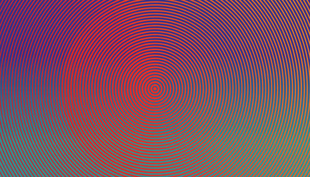 Concentric circles abstract background Concentric circles abstract background radius circle stock illustrations