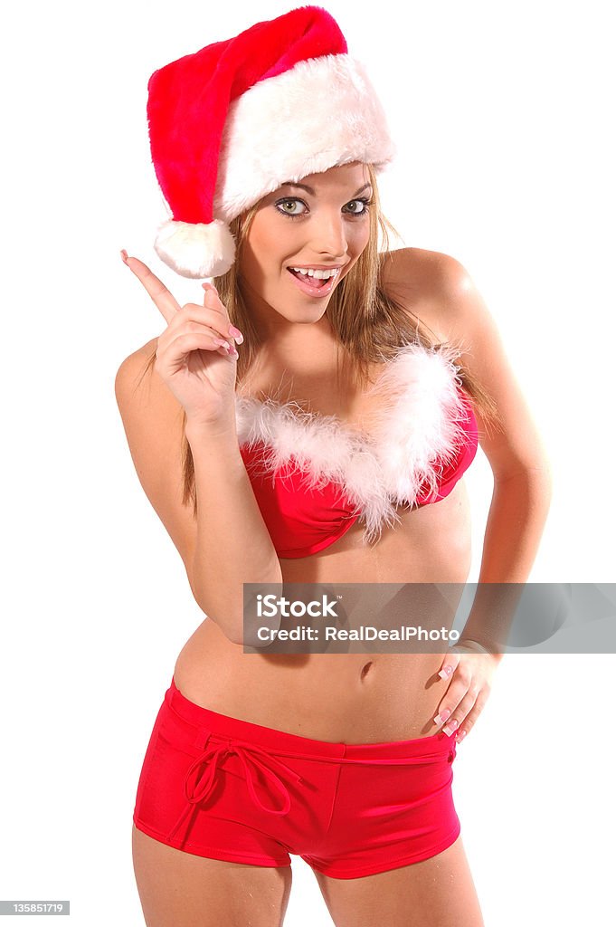 Sexy Pani Santa klauzuli - Zbiór zdjęć royalty-free (20-24 lata)