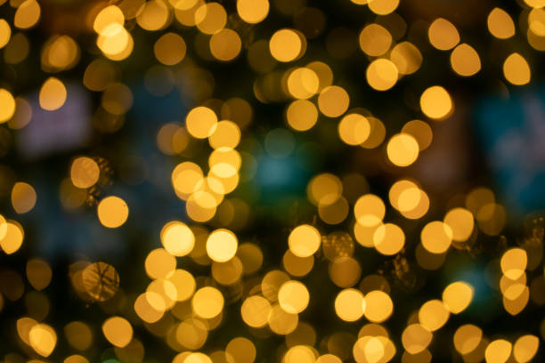 istock Abstract bokeh background with defocused Christmas tree lights 1358522228