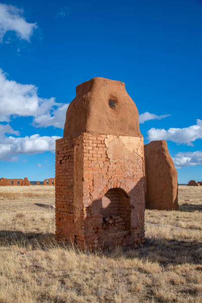 istock Fort Union preservation original brick wall in New Mexico 1358522441