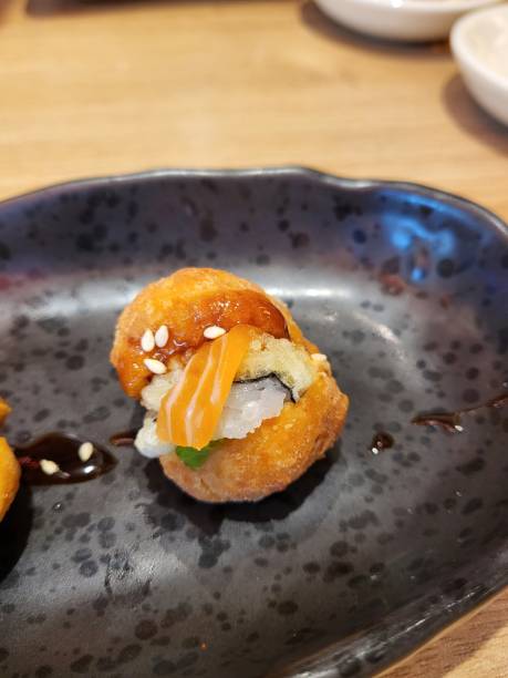 istock A Japanese dish made of salmon 1358528068