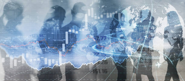 istock Financial chart for your business. Mixed Media Forex 1358541108