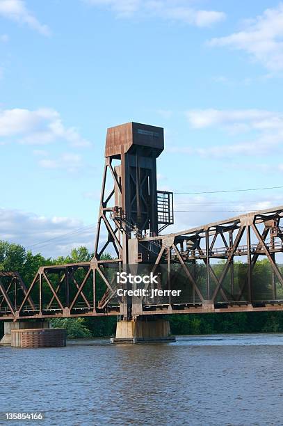 Ascensor Puente De Ferrocarril De Hastings Minnesota Foto de stock y más banco de imágenes de Agua