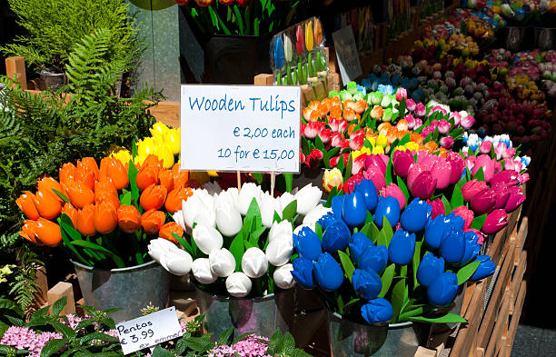 istock wooden tulips 135854383