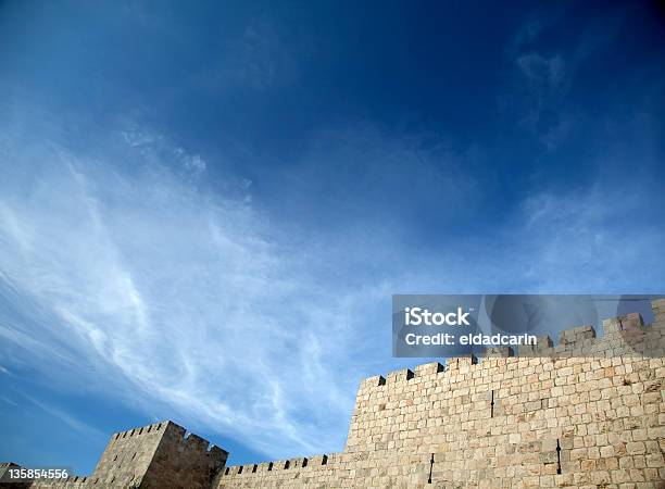 Muralha Da Cidade Velha De Jerusalém - Fotografias de stock e mais imagens de Antigo - Antigo, Antiguidade, Arcaico