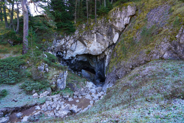 istock Small Cave Entrance, Natural Cave in Kastamonu, Turkey. 1358551133