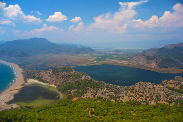 istock Iztuzu Beach and Dalyan View, Turkey. 1358552383