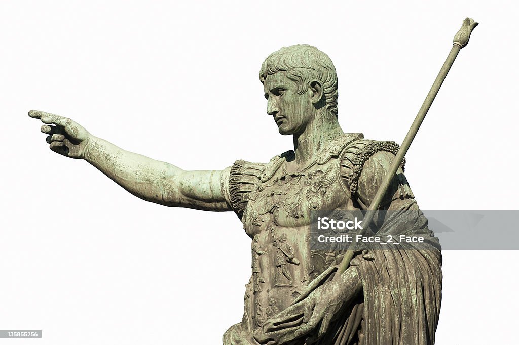 Cesare Augusto Roma - Foto stock royalty-free di Imperatore Augusto