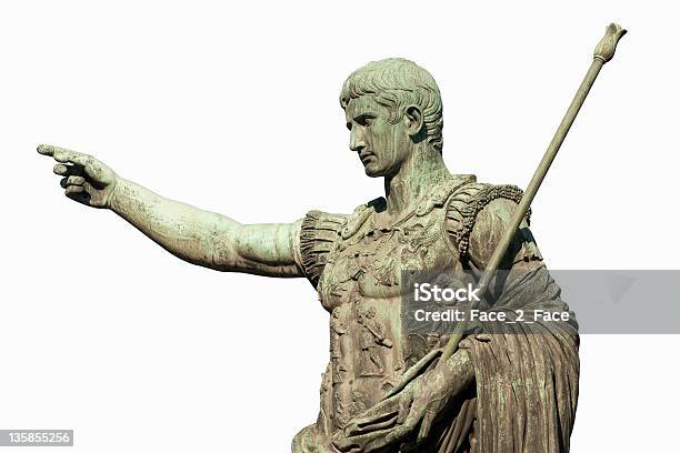 Cesare Augusto Roma - Fotografie stock e altre immagini di Imperatore Augusto - Imperatore Augusto, Antico - Condizione, Bronzo