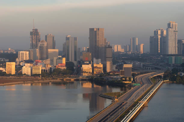 istock Johor Bahru skyline at dawn 1358555412