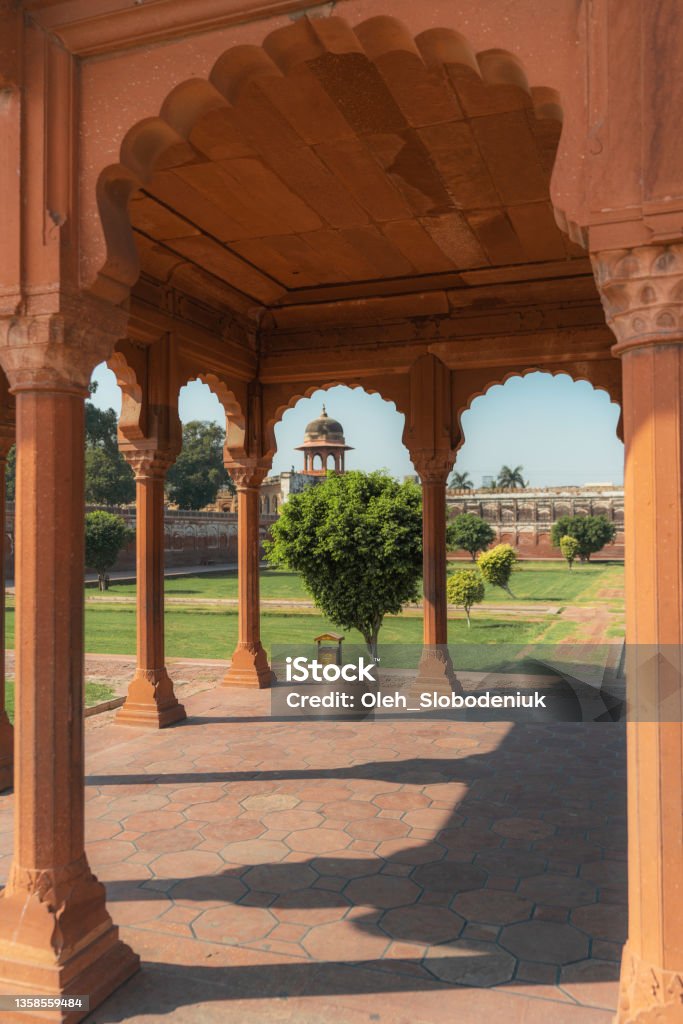 Architecture of old temple in Lahore Beautiful architecture  of old temple in Lahore Ancient Stock Photo