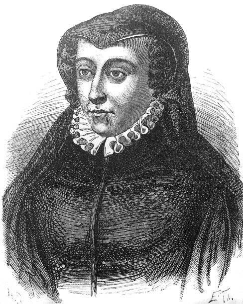 istock Antique illustration - Harper's Magazine -Catherine De Medicis 1358564186