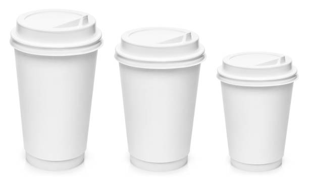 istock Takeaway white coffee cups on white 1358580067