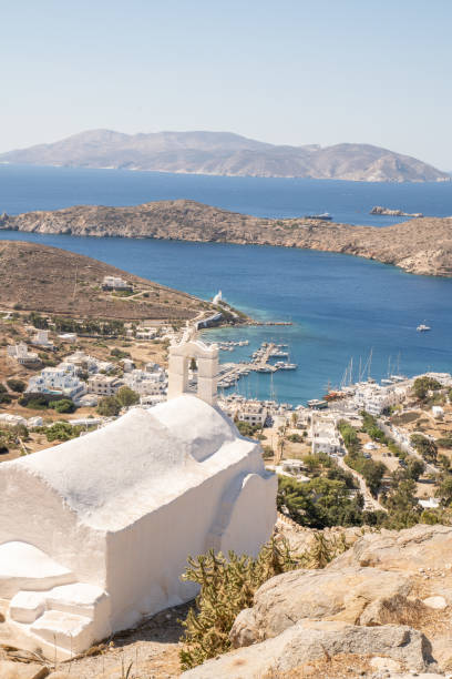 istock Ios Island and coastline 1358582548