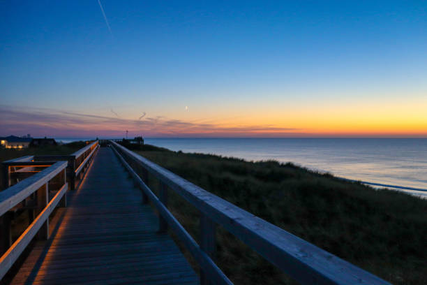 istock Wooden walkway through the dunes on Sylt 1358585402