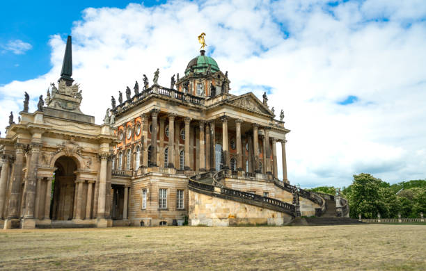 POTSDAM, GERMANY May 12, 2020. The new Potsdam palace is an accessible place for visitors.